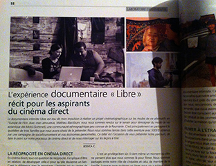 Texte %22l'expérience documentaire Libre%22